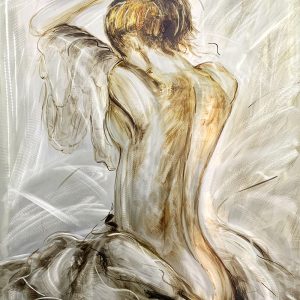 peinture à l'huile femme sexy