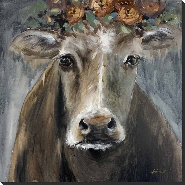 Série "Cow Love" Peinture avec un pinceau lourd